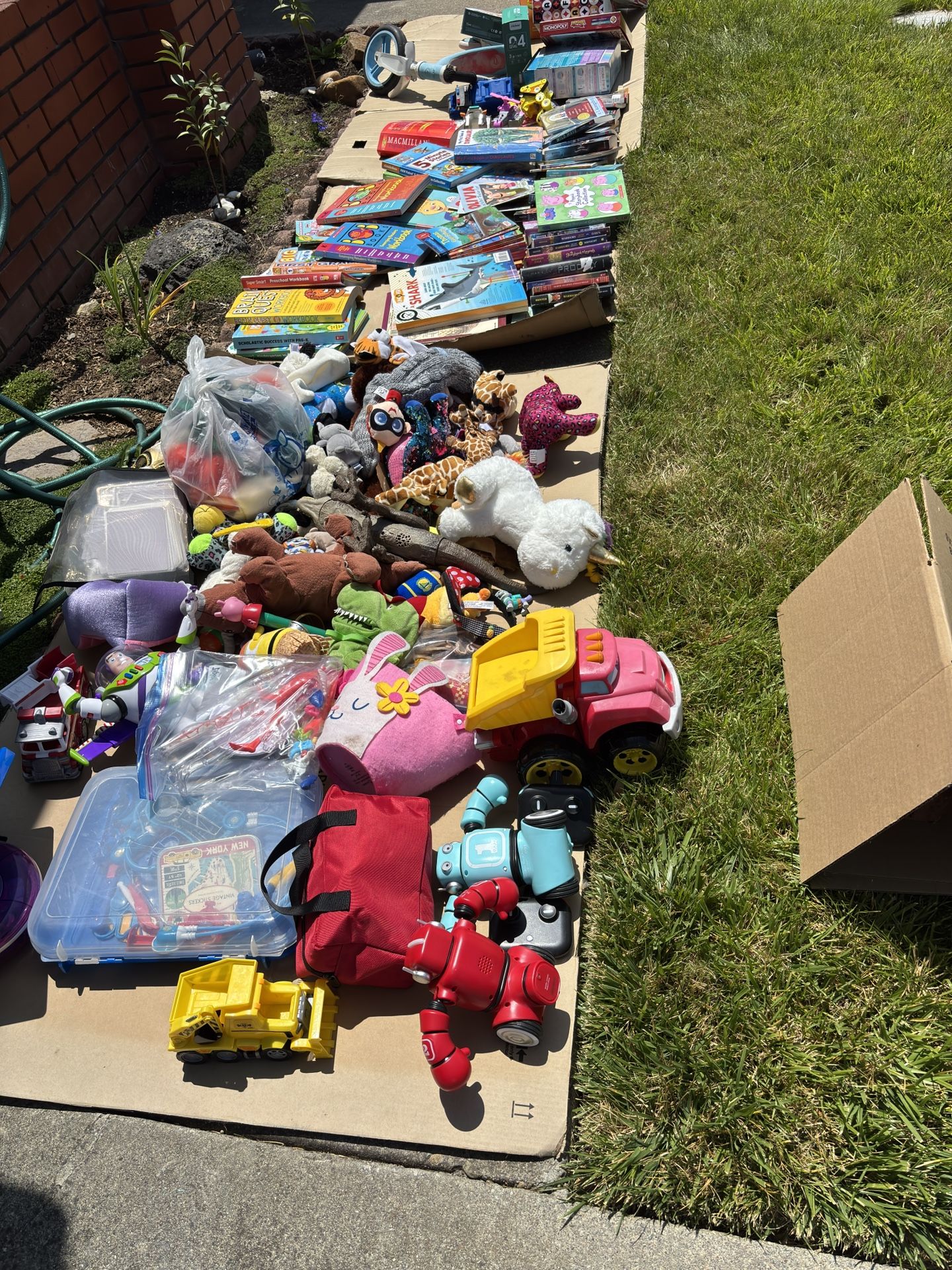 Free Stuff/Curb Alert: kids stuff, toys, books, furnitures, garden and others