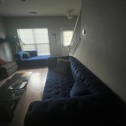 Modern Couch Set (Royal Blue)