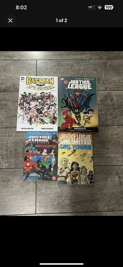 Justice League Unlimited & Batman Trade Paper Backs 