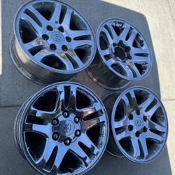 4 —- 17x7.5  6x139.7 6x5.5 TRD Tacoma Lexus GX470 4Runner Yukon Tahoe Tundra Rims Wheels!