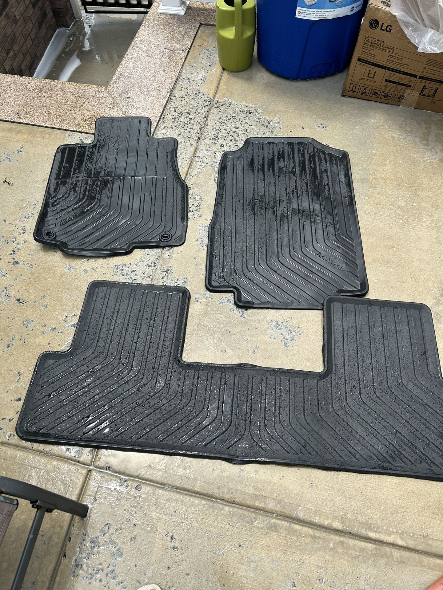 honda crv rubber flor mats