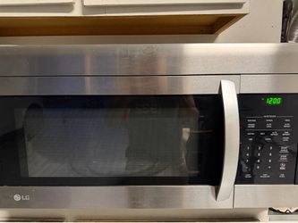 LG Over-the-Range Microwave – Like New – Stainless Steel