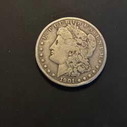 1901 O Silver Morgan Dollar