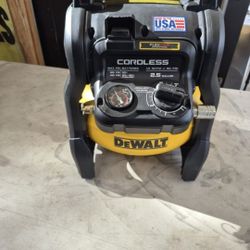 DEWALT  CORDLESS AIR COMPRESOR  20VOLT & 60VOLT 