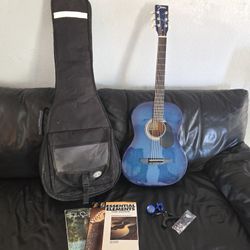 Johnson Acoustic Guitar With Bag And Accessories 