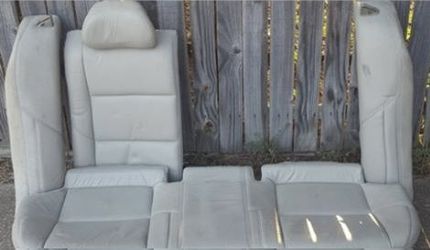 Dove Grey Volvo Rear Seat and Left Back
