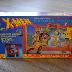 X-Men Danger Room Wolverine Combat Cave 1994 ToyBiz New in Box