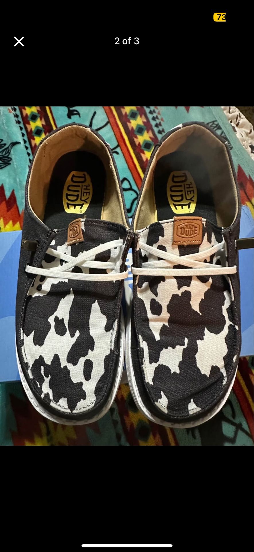 Cow Print Hey Dudes