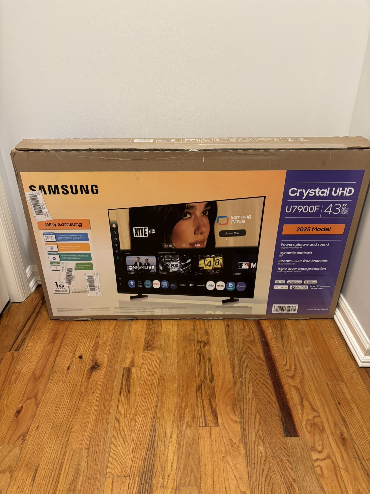 43” Samsung Crystal UHD TV