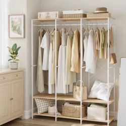 Clothes Rack, Closet Organizer, Shelves Removable Songmics