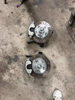 55-57 Chevy bel air 2” lower spindles disc brake kit