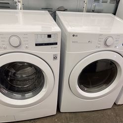 LG Washer & Electric Dryer (Semi New )