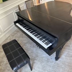 Steinway & Sons Black Grand Piano 