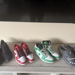 Shoes and shark slides