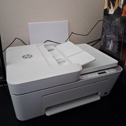 HP DeskJet Plus 4155 Printer/Scanner + Tri-Color Ink & Paper