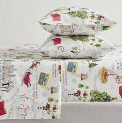 Pottery Barn Christmas Sheet Set