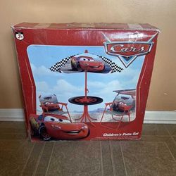 Disney pixar cars children patio set. brand new