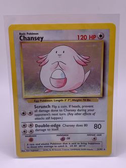 Original 1999 holographic Chansey