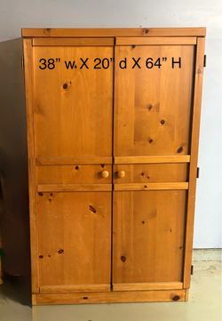 Cabinet - storage solid wood