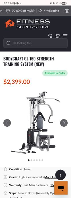 Top Of The Line Home Gym by Bodycraft!