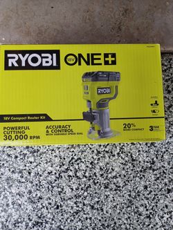 ROUTER RYOBI 18V BATTERY AND CHARGER INCLUDED