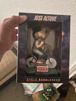 Jose Altuve H-E-B Cycle Bobblehead