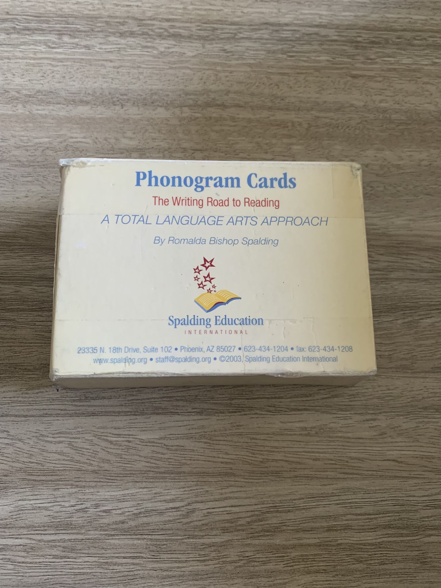Phonogram Cards The Writing Road to Reading Spalding Education International
