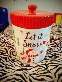 Decorative Christmas Cookie Jar