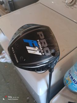 The item shown is a Krank Formula 11 Pro golf driver head, featuring M.E.T. Forged construction designed for maximum ball speed and distance.