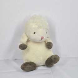 Bunnies By The Bay Lil Baa Lamb Plush 6" Stuffed Animal Sheep Baby White Fluffy