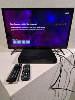 24" Vizio Smart TV and DVD player