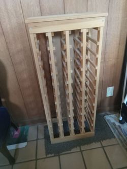 Wine Rack (wood) $48 obo