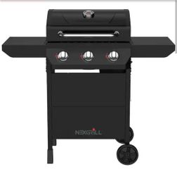 Nexgrill 3-Burner Propane Gas Grill in Black