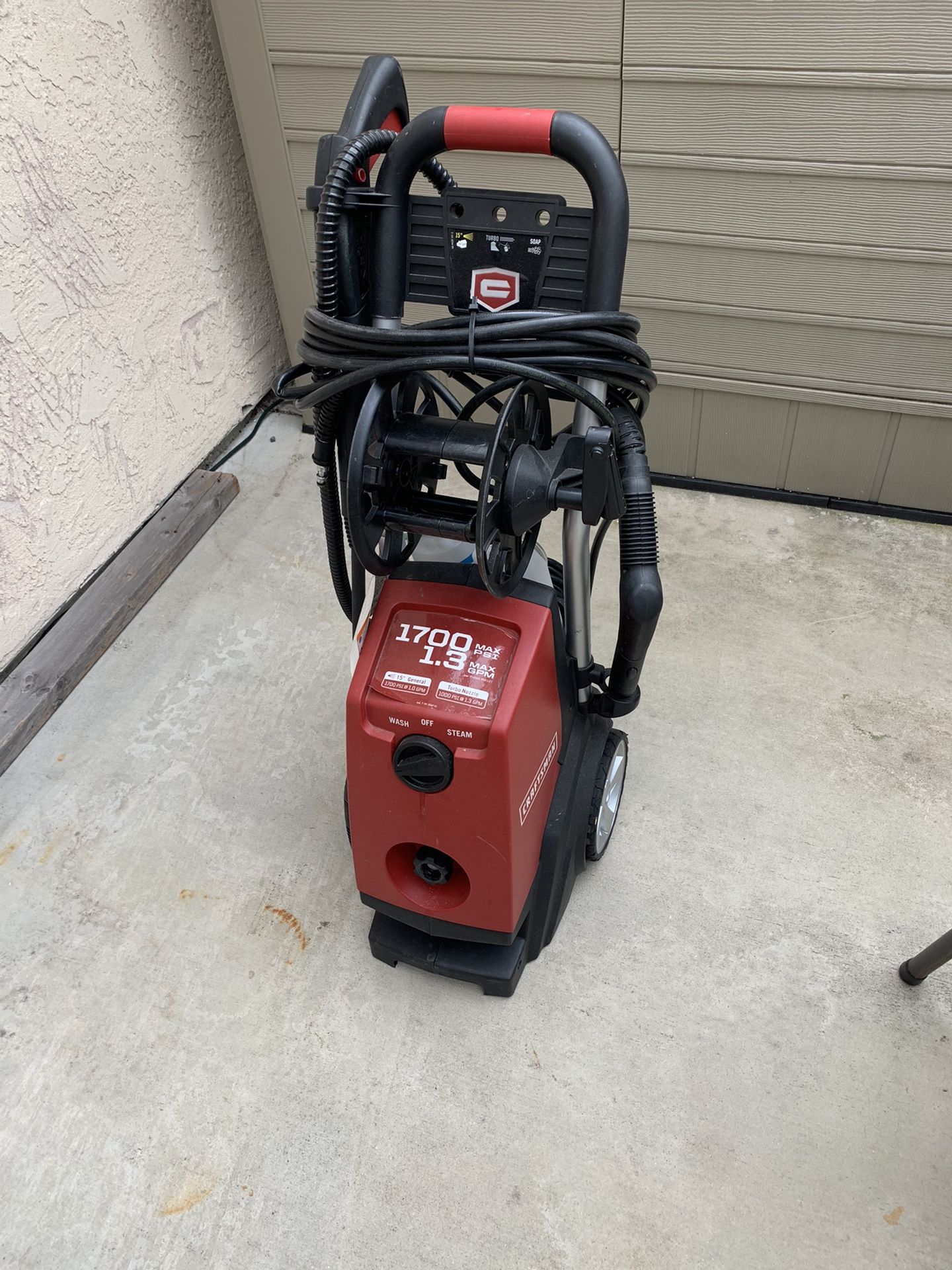 Craftsman Electric power washer 1700 PSI for Sale in Chula Vista, CA