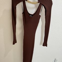 Brown Dress Small