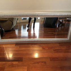Full Length Silver Wall Mirror 