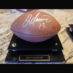 Signed Dan Marino Football 