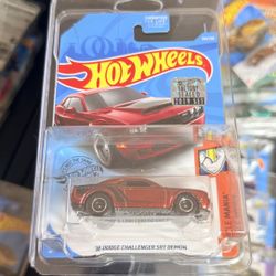 Hot Wheel Super Treasure Hunt Dodge Challenger SRT Demon Factory Sealed 