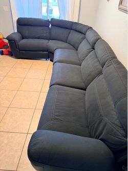 Black sectional