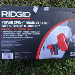 RIGID Power Spin + Drain Cleaner