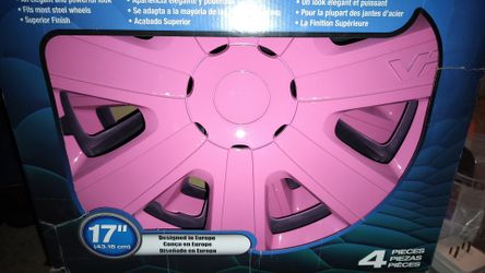 Pink 17” Wheel Covers / Rim Covers Set of 4 – New