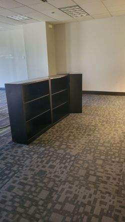 Black Metal Book Case