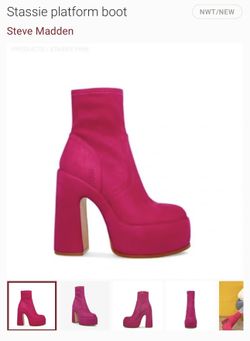 Steve Madden Pink Boots