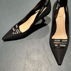 Dior J’Adior black Kitten Heels