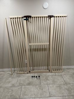 Extra Tall & Wide Cat Gate / Pet Gate - Fits Openings 29.92” - 58”