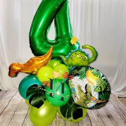 Dinosaur Birthday Balloons 
