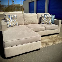 (Sold) Beige Egan Modern Sofa from Living Spaces
