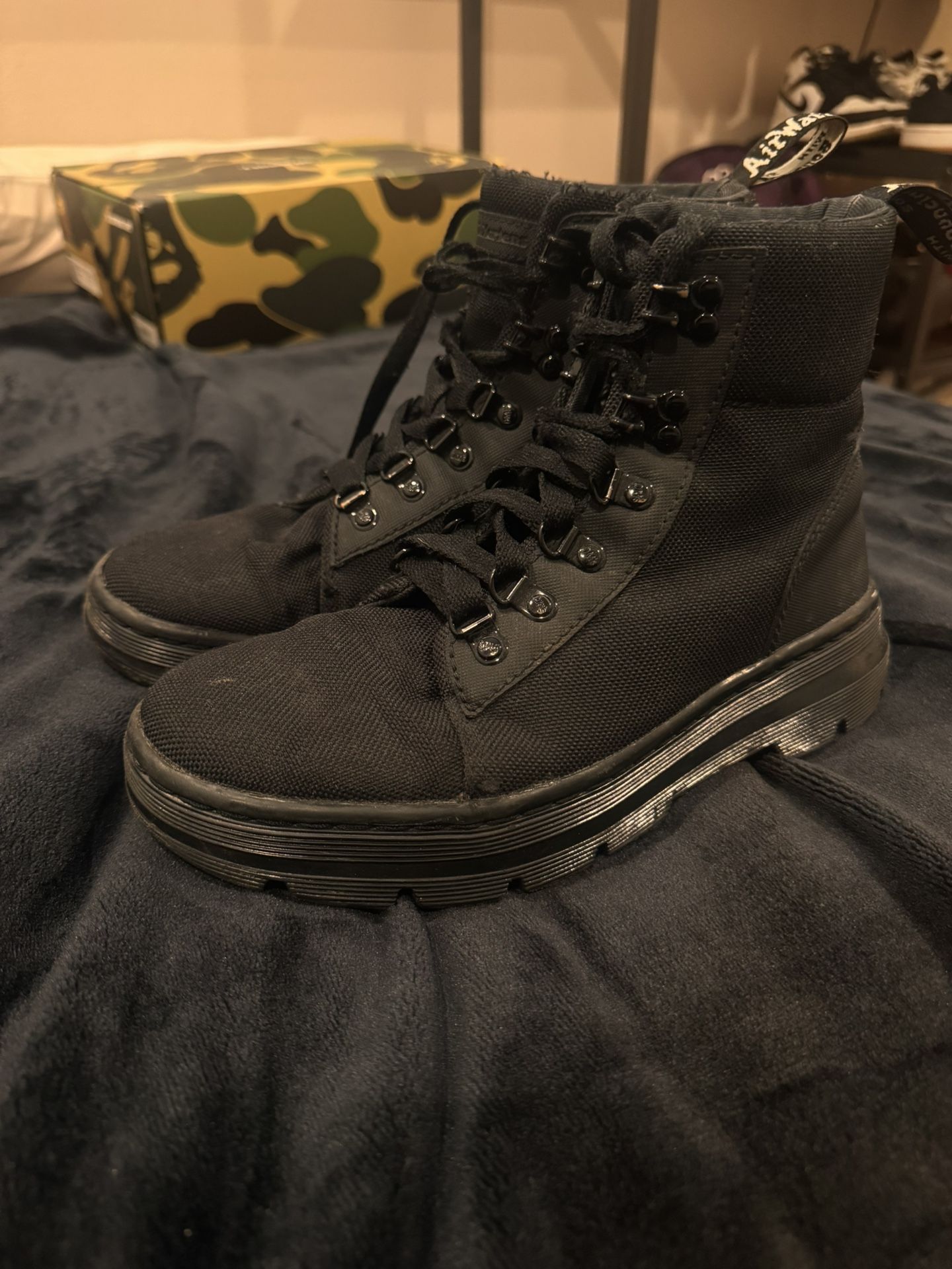 Black Boots Size 7W