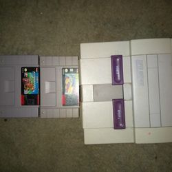 Super Nintendo 2 Games Controller And Wires