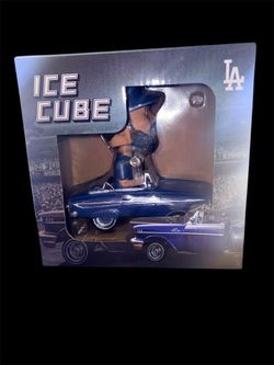Ice Cube Dodgers Blue Lowrider Bobblehead